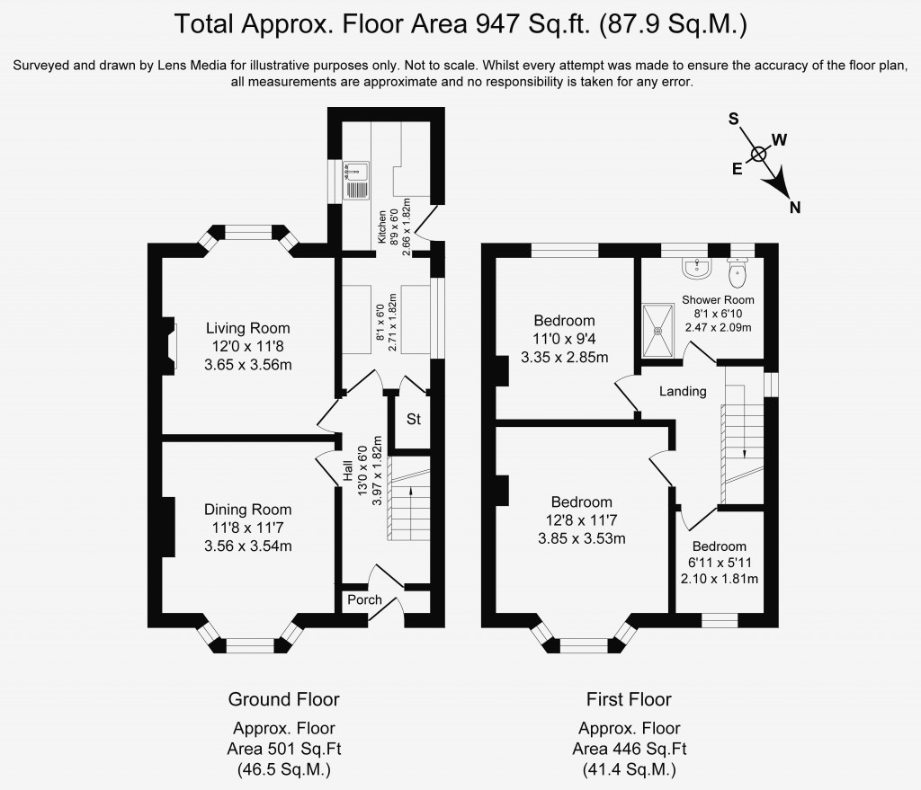 Floorplans For Redcar Road, Smithills