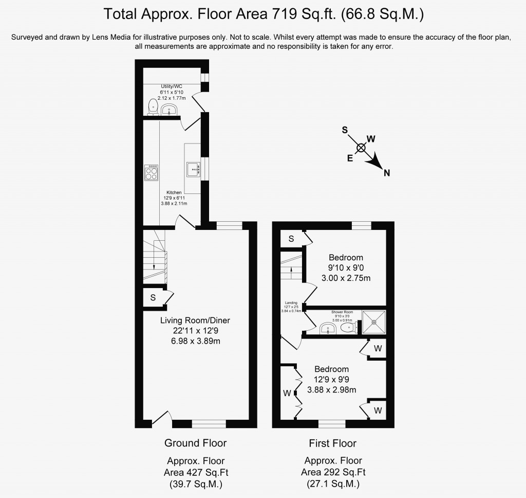 Floorplans For Coop Street, Astley Bridge