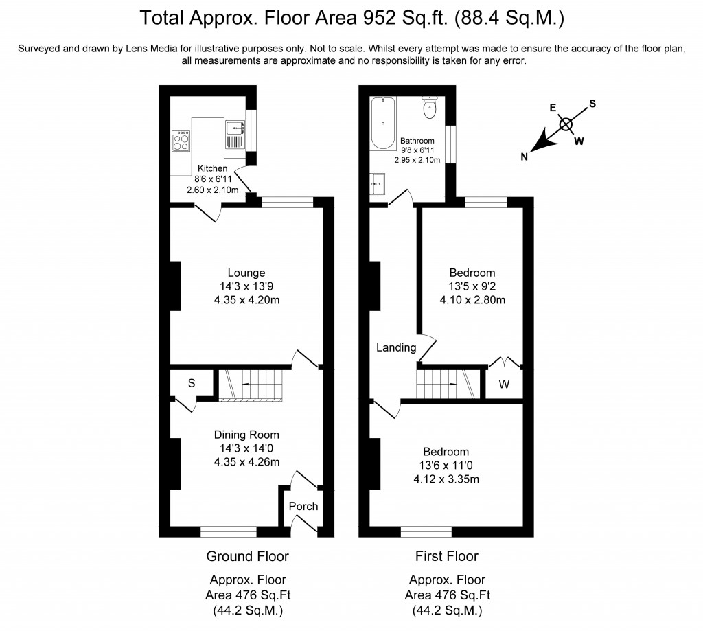 Floorplans For Railway Road, Adlington