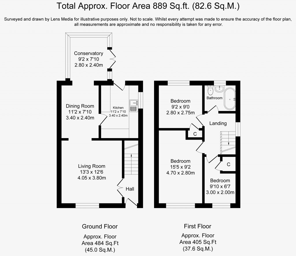 Floorplans For Littlebourne Walk, Sharples